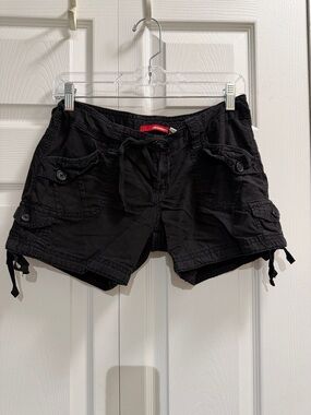 UNIONBAY Black Cargo Utility Shorts